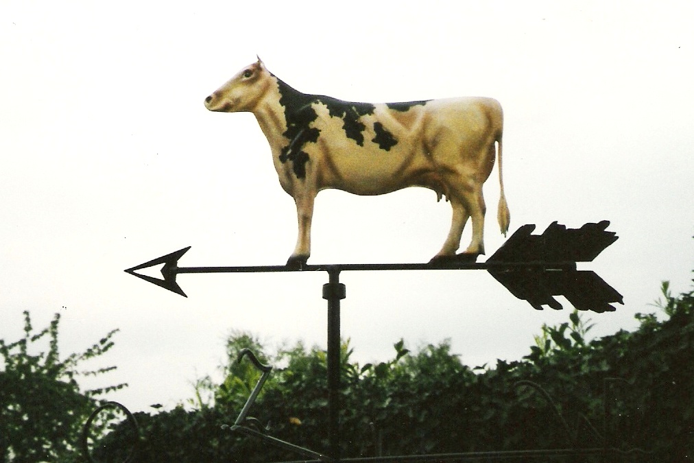 girouette avec vache